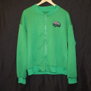 Kelly Green “The Birds” Zip-Up Sweatshirt