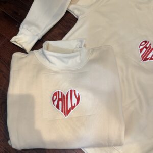 Philly "LOVE" Mock Sweatshirt