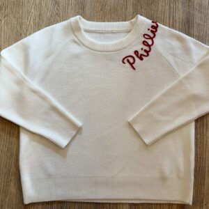 Phillies Sweater- "Phillies" across neck